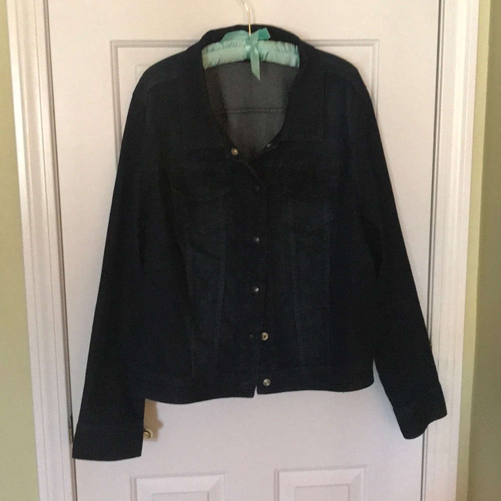 Dark Denim Jacket from Lane Bryant 24